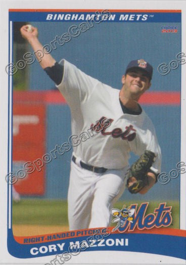2013 Binghamton Mets Cory Mazzoni