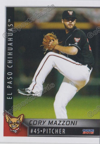 2015 El Paso Chihuahuas Cory Mazzoni