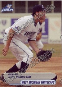 2006 West Michigan WhiteCaps Cory Middleton