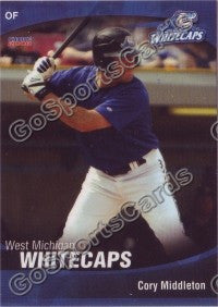 2008 West Michigan WhiteCaps Cory Middleton