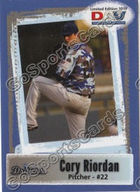 2011 Tulsa Drillers DAV Cory Riordan