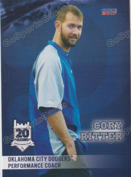 2017 Oklahoma City Dodgers Cory Ritter