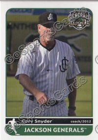2012 Jackson Generals Cory Snyder