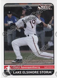 2012 Lake Elsinore Storm Cory Spangenberg