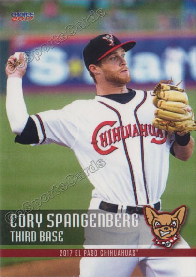 2017 El Paso Chihuahuas Cory Spangenberg