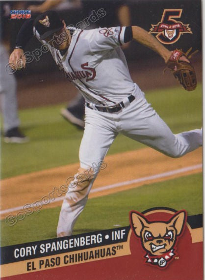 2018 El Paso Chihuahuas Cory Spangenberg