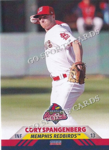 2022 Memphis Redbirds Cory Spangenberg