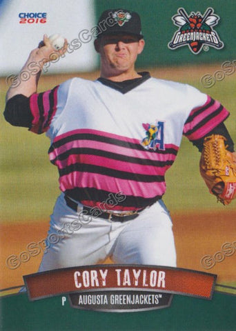 2016 Augusta Greenjackets Cory Taylor