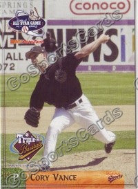 2003 Pacific Coast League All-Star Multi-Ad Cory Vance