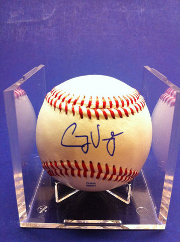 Cory Vaughn Signed Baseball Auto