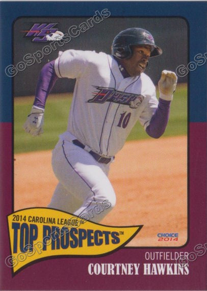 2014 Carolina League Top Prospect Courtney Hawkins
