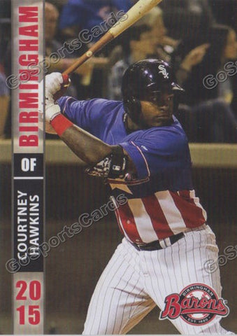 2015 Birmingham Barons Courtney Hawkins