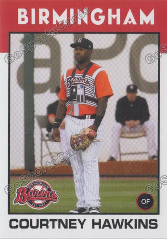 2016 Birmingham Barons Courtney Hawkins