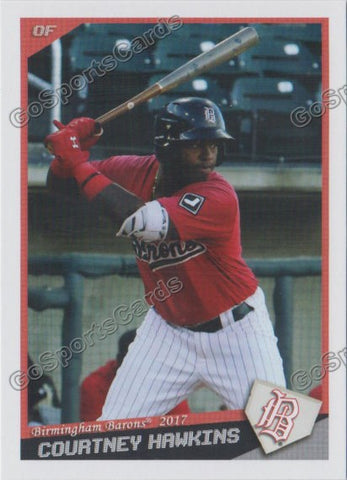 2017 Birmingham Barons Courtney Hawkins