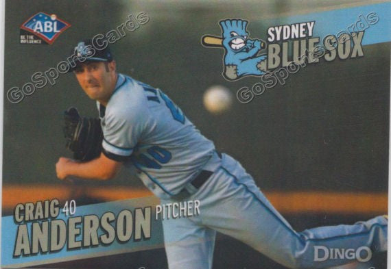 2013-2014 Sydney Blue Sox ABL Craig Anderson