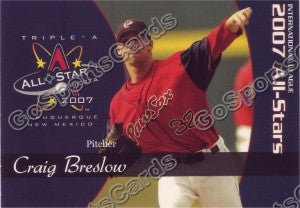 2007 International League All Star Choice Craig Breslow