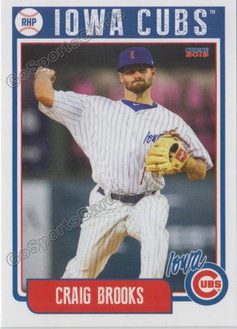 2019 Iowa Cubs Craig Brooks