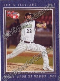 2008 MidWest League Top Prospects Craig Italiano