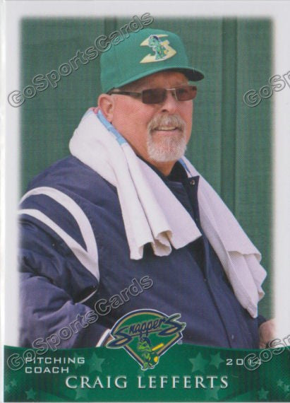 2014 Beloit Snappers Craig Lefferts