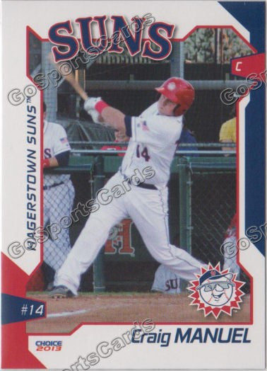 2013 Hagerstown Suns Craig Manuel