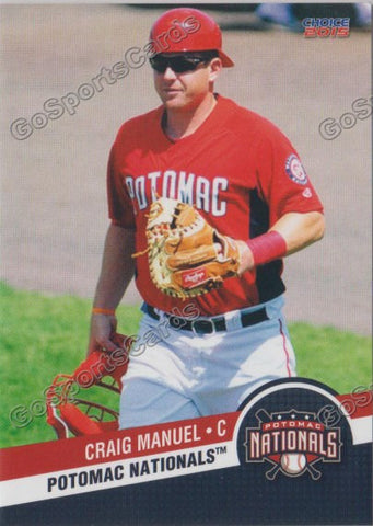 2015 Potomac Nationals Craig Manuel