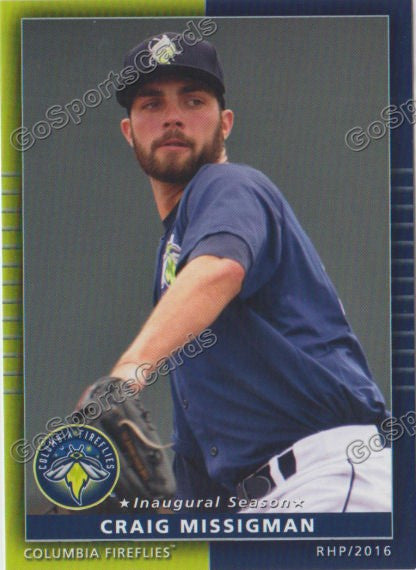 2016 Columbia Fireflies Craig Missigman