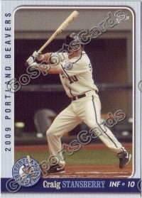 2009 Portland Beavers Craig Stansberry