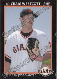 2011 San Jose Giants Craig Westcott