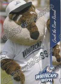 2011 West Michigan Whitecaps Crash the River Rascal Mascot