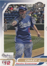 2012 Rancho Cucamonga Quakes Crazy J