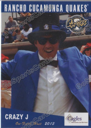 2013 Rancho Cucamonga Quakes Crazy J