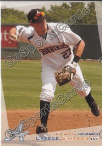 2012 Aberdeen Ironbirds Creede Simpson