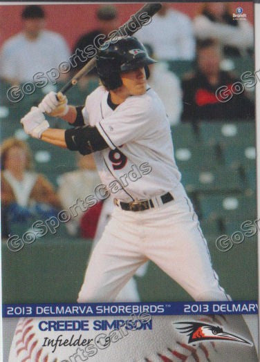 2013 Delmarva Shorebirds Creede Simpson