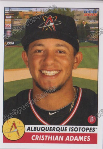 2015 Albuquerque Isotopes Cristhian Adames