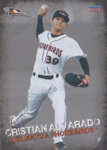 2016 Delmarva Shorebirds Cristian Alvarado