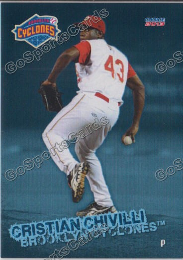 2013 Brooklyn Cyclones Cristian Chivilli