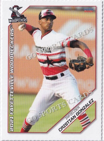 2021 Fayetteville Woodpeckers SGA Cristian Gonzalez