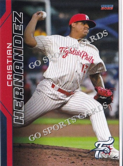 2023 Reading Fightin Phils 1st Cristian Hernandez