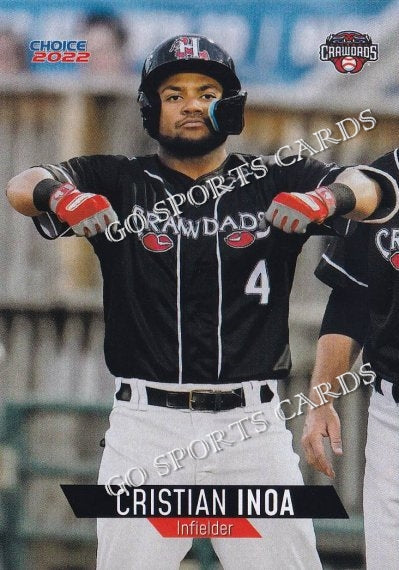 2022 Hickory Crawdads 2nd Cristian Inoa