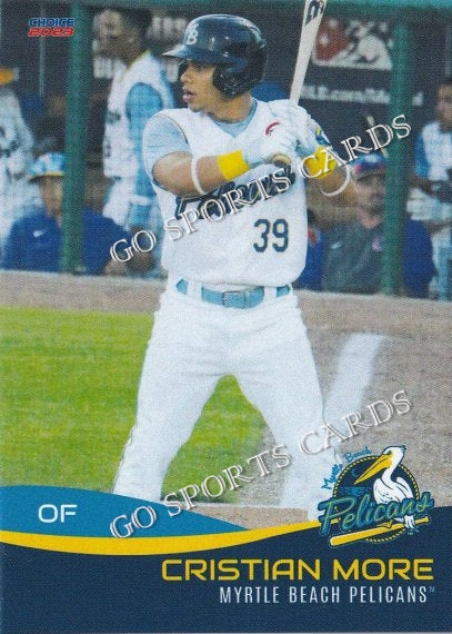 2023 Myrtle Beach Pelicans Cristian More