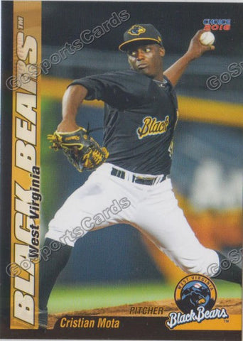 2016 West Virginia Black Bears Cristian Mota