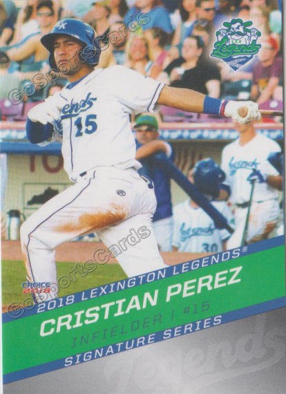 2018 Lexington Legends Cristian Perez