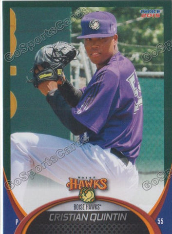 2015 Boise Hawks Cristian Quintin