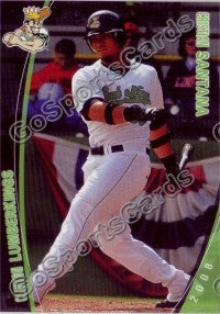 2008 Clinton LumberKings Cristian Santana