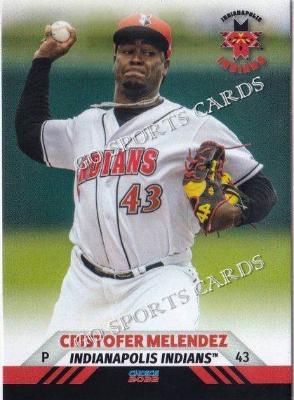 2022 Indianapolis Indians Cristofer Melendez