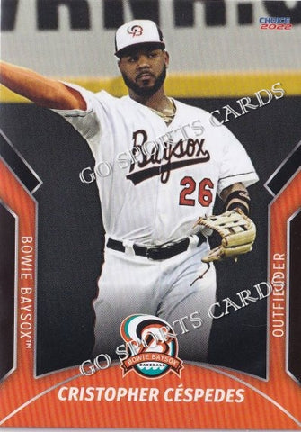 2022 Bowie Baysox Cristopher Cespedes