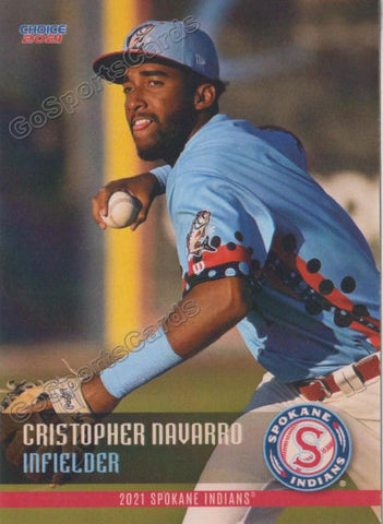 2021 Spokane Indians Cristopher Navarro