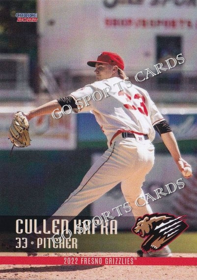 2022 Fresno Grizzlies Cullen Hafka