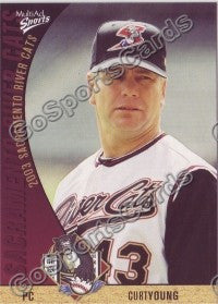 2003 Sacramento River Cats Multi-Ad Curt Young