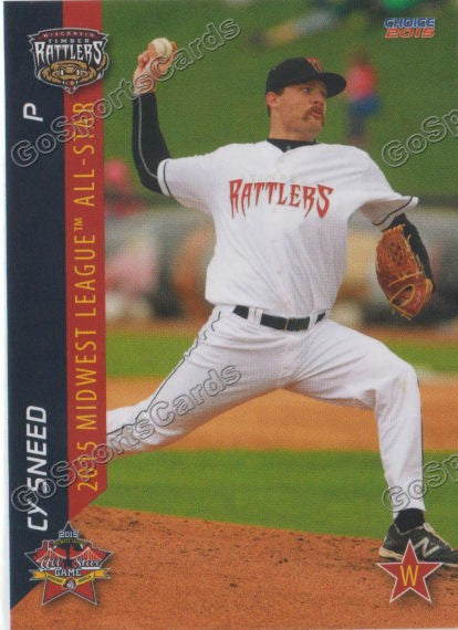 2015 Midwest League All Star W Cy Sneed